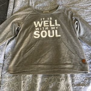 Loved (worn) yoga sweater